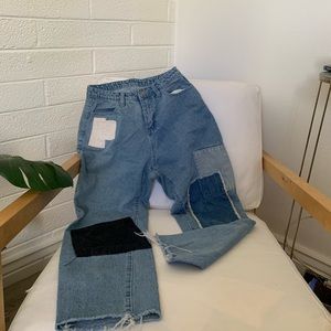 Patchwork denim